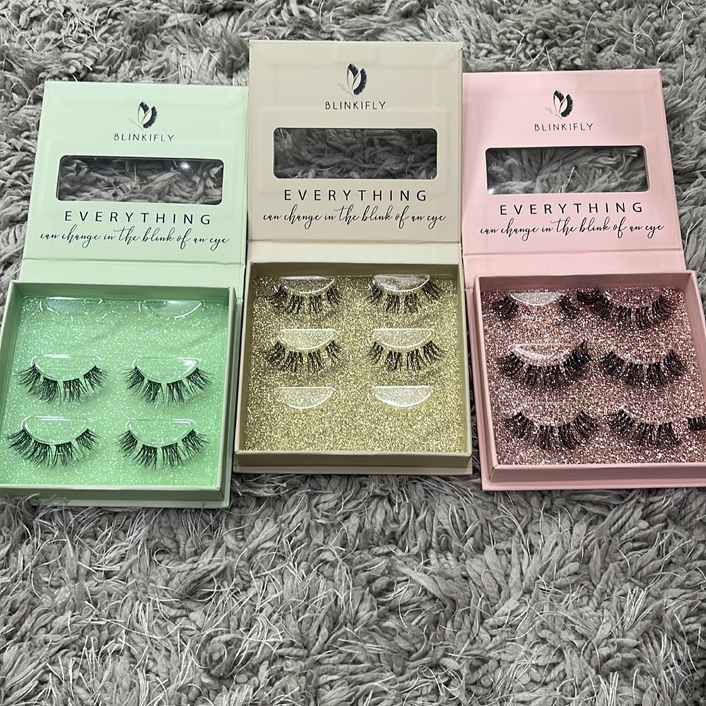 Blinkifly Lashes Lot of 3